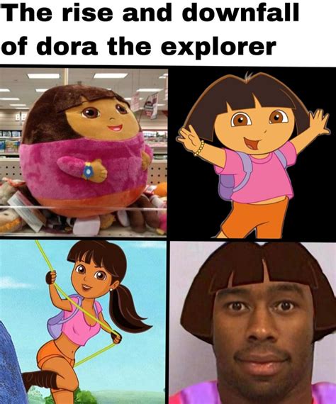 Dora the Explorer (also known as Dora (or eventually Dora Say Hola to Adventure)) is an upcoming CGI-animated New Generation series that is released in September 30th, 2023 on the YouTube channel Dora & Friends and it will soon be on Paramount in Spring 2024. . Dora the explorer meme